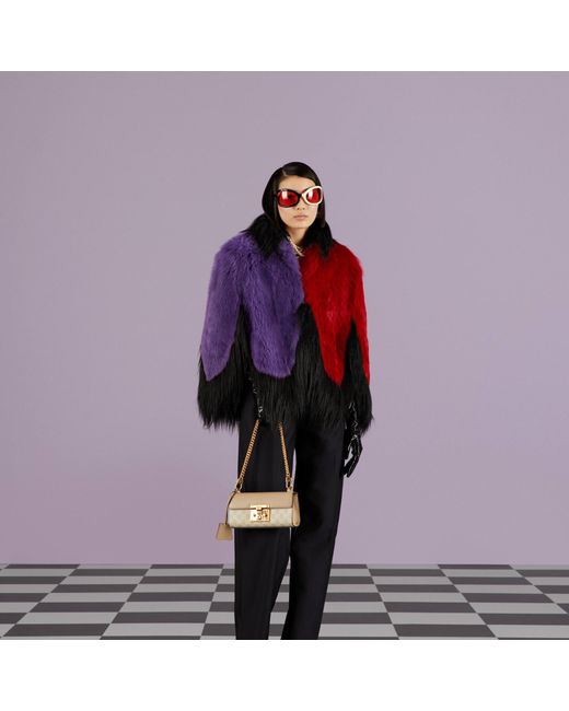 Gucci Natural Padlock Mini Shoulder Bag