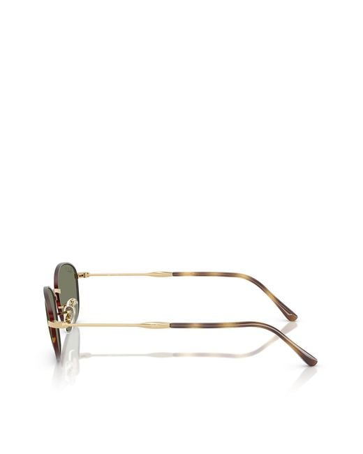 Ray-Ban Metallic Rb 3749 Rectangular Sunglasses