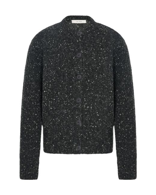 The Row Black Mauino Knitted Cardigan