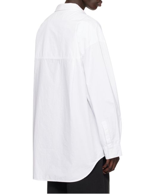Tシャツ・カットソー entire studios White poplin Giant oversize shirt Entire studios Giant Shirt in White | Lyst