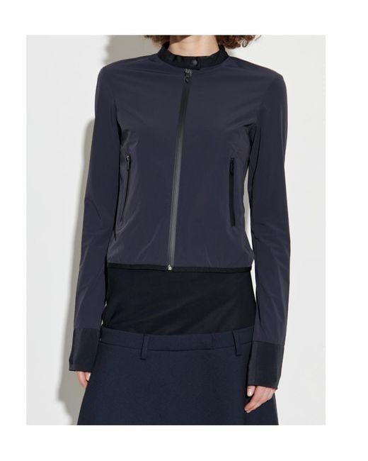 DIESEL Blue G-Ervin Zip-Front Stand-Collar Jacket