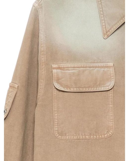 Off-White c/o Virgil Abloh Natural Spray Shirt Jacket