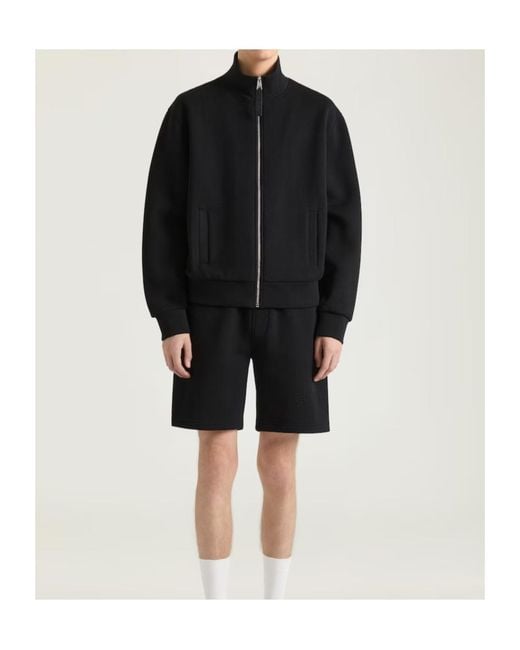 Givenchy Black Herringbone Sweatshirt With Jacquard for men