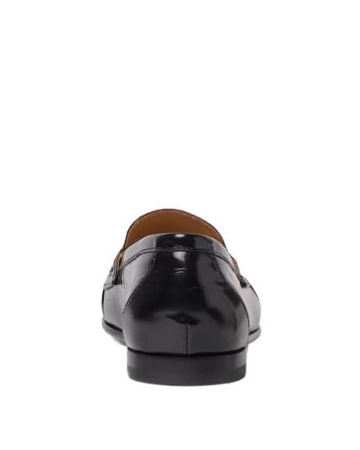 Fendi Black Scrunch Penny Loafers for men