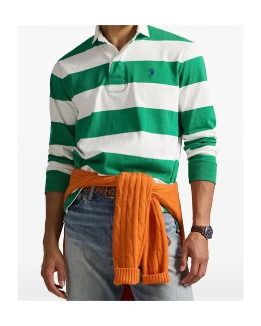 Polo Ralph Lauren Green The Iconic Rugby Shirt for men