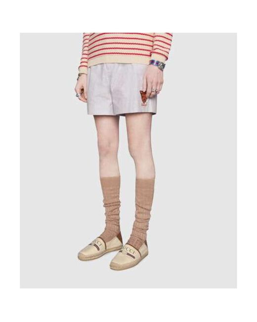 Gucci Natural Logo Canvas Espadrille for men