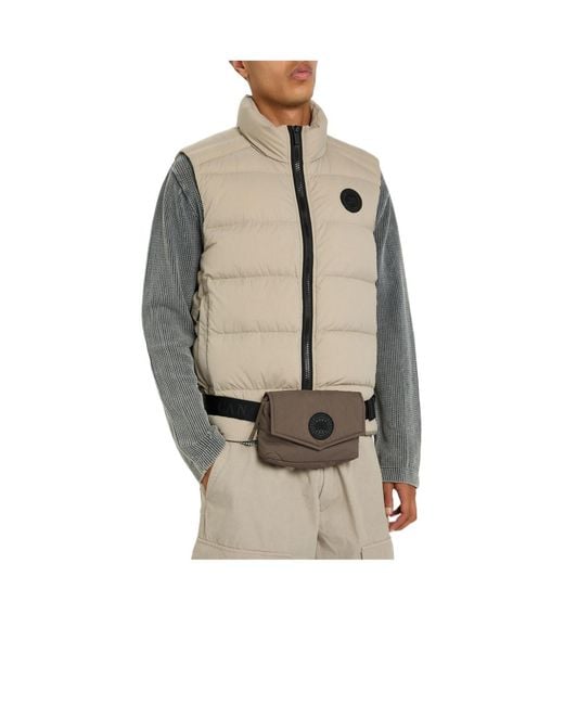 Canada Goose Brown Logo Shell Belt Bag for men