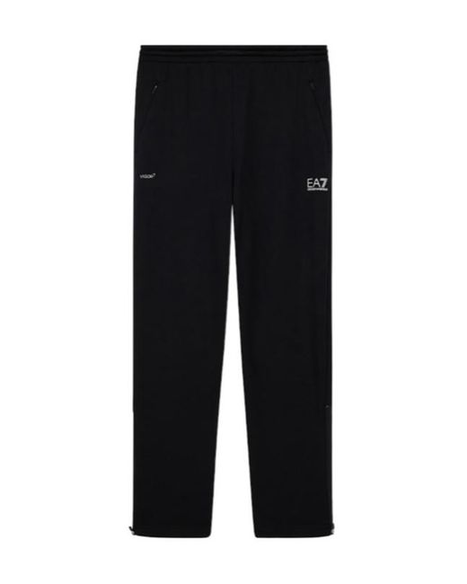EA7 Black Slim-Fit Pants Vigor 7 for men