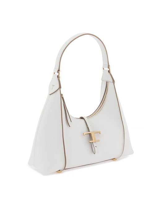 Tod's White Timeless Hobo Bag