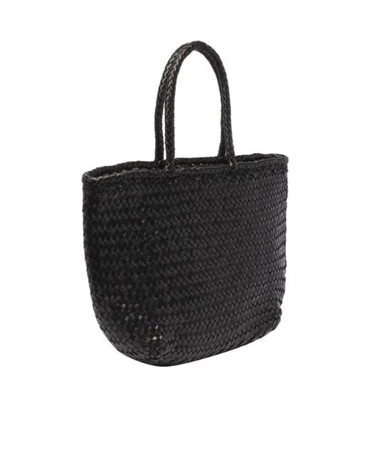 Dragon Diffusion Black Grace Small Basket Bag