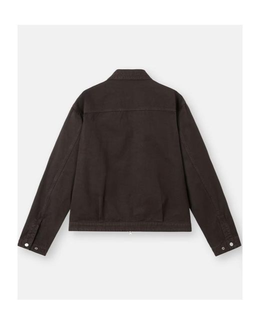 Stone Island Black Marina Zip-Front Jacket for men
