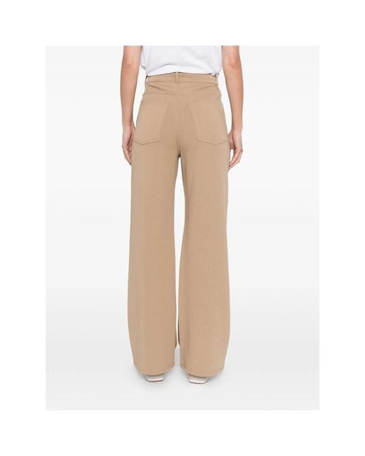 Max Mara Natural Casual Pants With Belt Loops