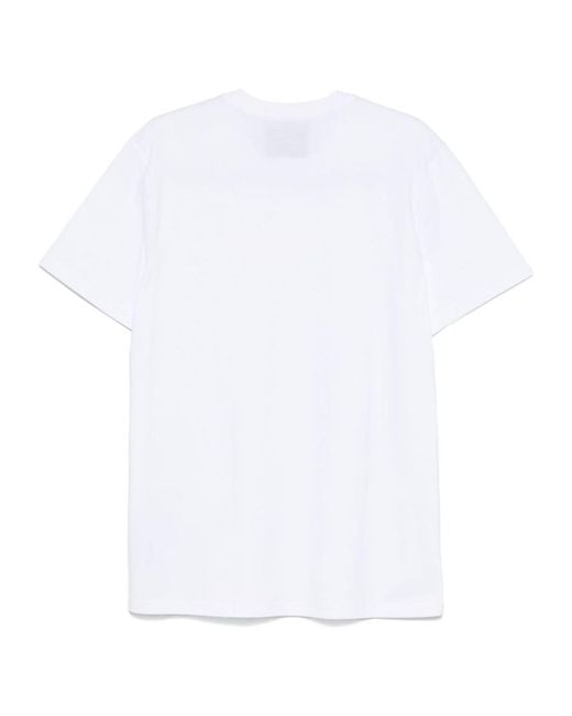 Moschino White Short-Sleeved T-Shirt for men