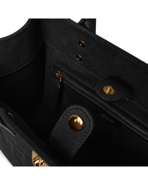 Versace Black Solid Color Handbag