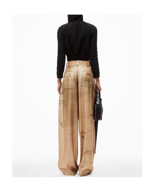 Alexander Wang Black T By Cropped Zip-Up Jacket