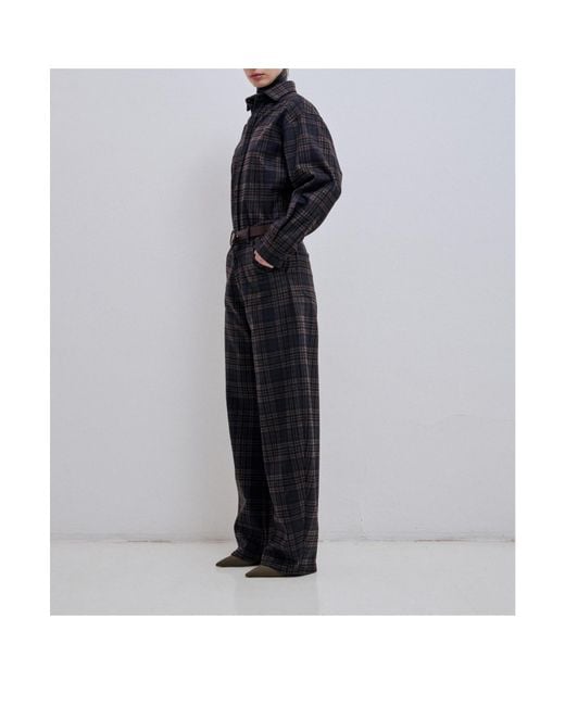 DARKPARK Blue Check Button-Up Shirt