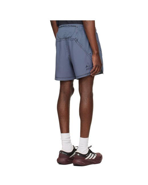 Song For The Mute Blue X Adidas Originals Elastic Waist Shorts for men
