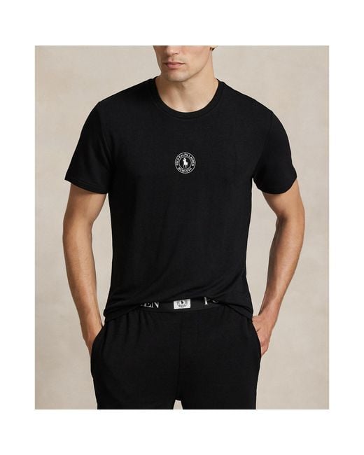 Polo Ralph Lauren Black Puck Logo T-Shirt for men