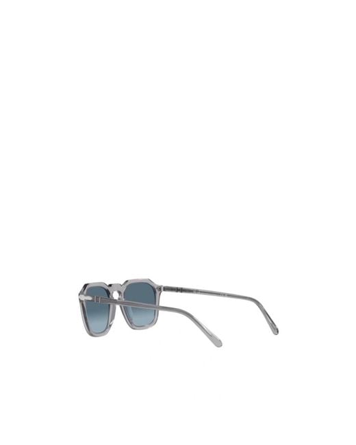 Persol Blue Square Frame Sunglasses for men