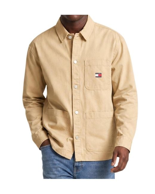 Tommy Hilfiger Natural Long Sleeve Shirt for men