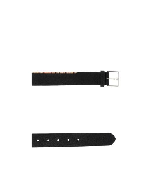 Paul Smith White Pin-Buckle Leather Belt for men