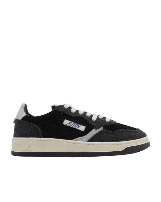 Autry Black Lace-Up Sneakers for men