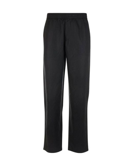 ARMANI EXCHANGE Black Elastic Waist Casual Pants for men