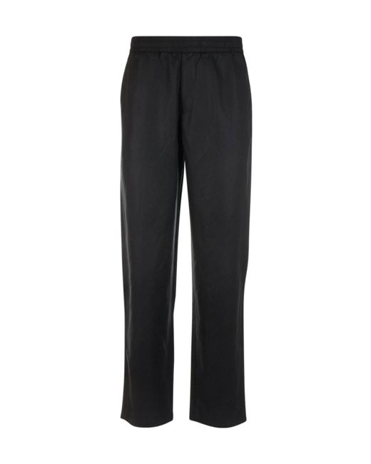 ARMANI EXCHANGE Black Elastic Waist Casual Pants for men