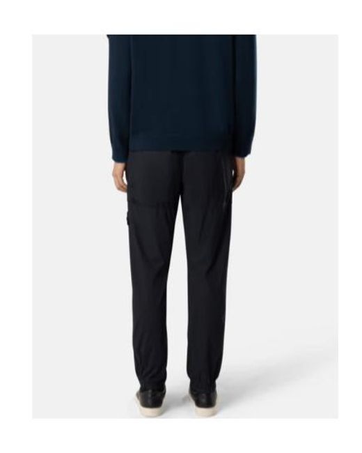 Stone Island Blue Compass-Badge Trousers for men
