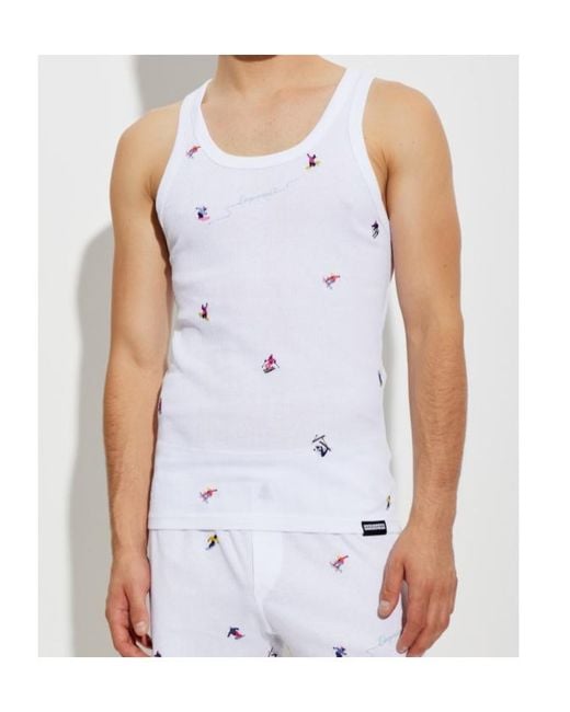 DSquared² Blue Sleeveless Vest for men