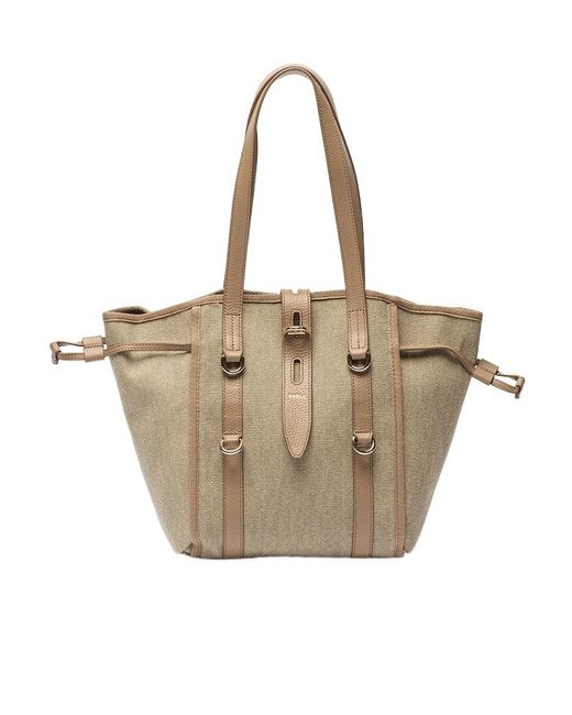 Furla Natural Twist-Lock Tote Bag