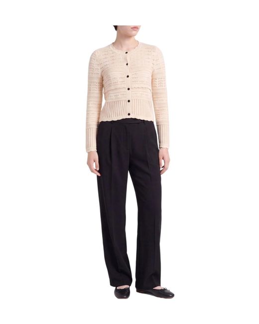 Isabel Marant Natural Solid-Color Knit Sweater