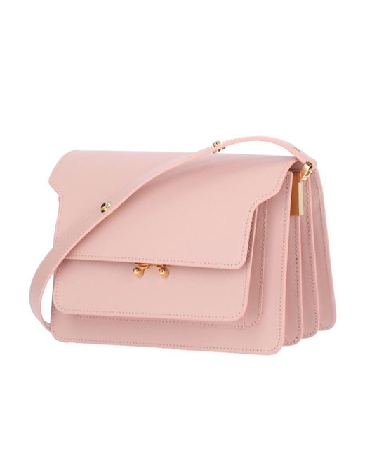 Marni Pink Trunk Medium Shoulder Bag