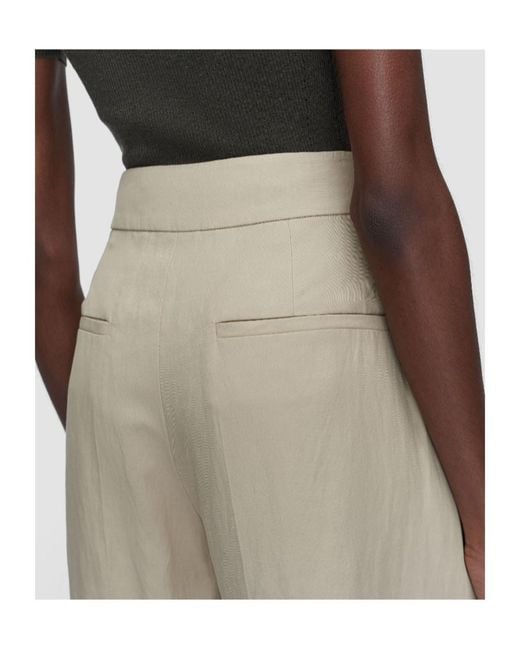 Joseph Natural Light Linen Blend Trousers