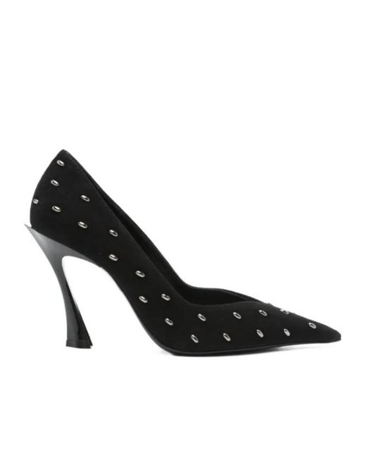 Mugler Black 95Mm Fang Pumps