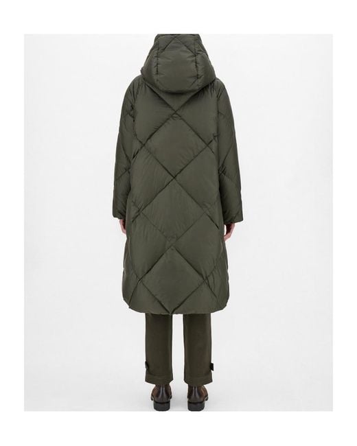 Max Mara Gray Long-Sleeved Down Jacket