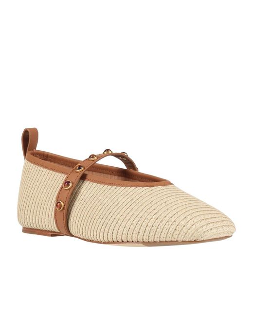 Rag & Bone Natural Two-Tone Ballet Flats