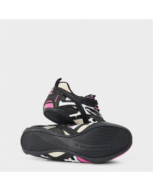 Balenciaga Multicolor Lace-Up Low-Top Sneakers
