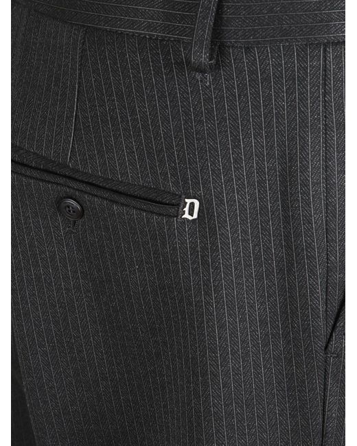 Dondup Black Trousers for men