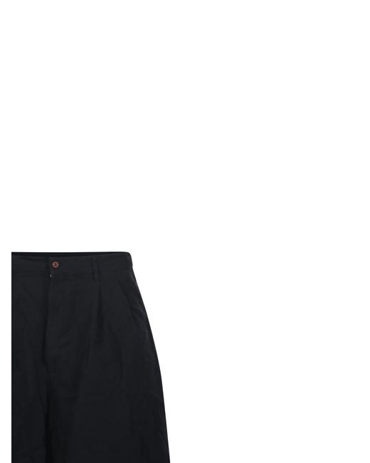 Comme des Garçons Black Comme Des Garçons Shirt Pleated Shorts for men