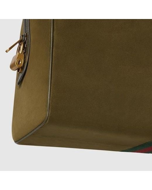 Gucci Green Savoy Medium Duffle Bag