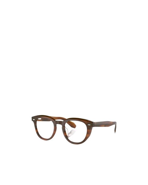 Oliver Peoples White Round-Frame Glasses for men