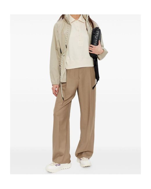 Moncler Natural Grenoble Soulare Hooded Jacket