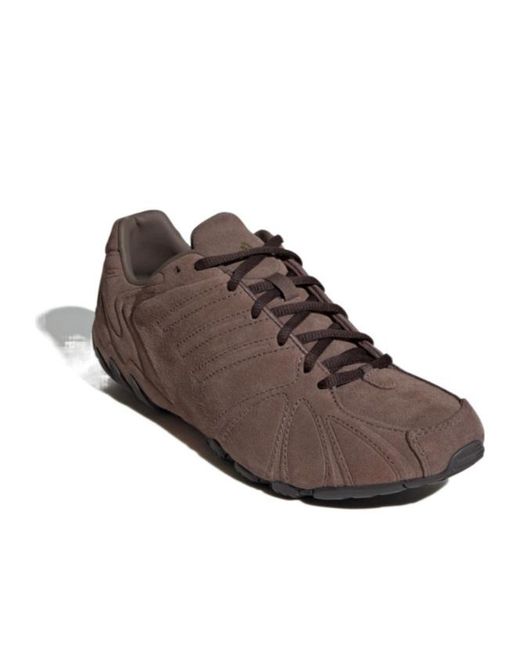 Adidas Originals Brown Ghost Sprint Panelled Sneakers