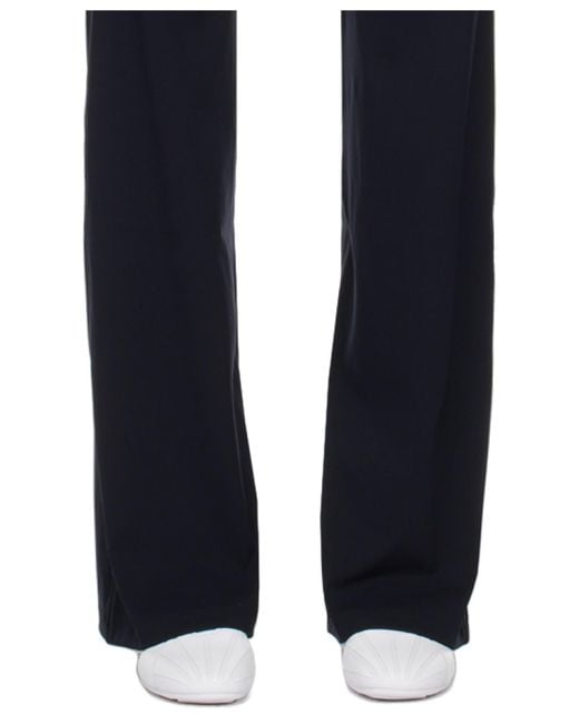 Balenciaga Blue Flared Slim Pants