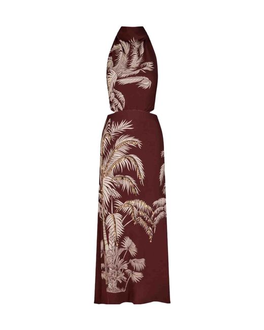 Johanna Ortiz Purple Sleeveless Dress