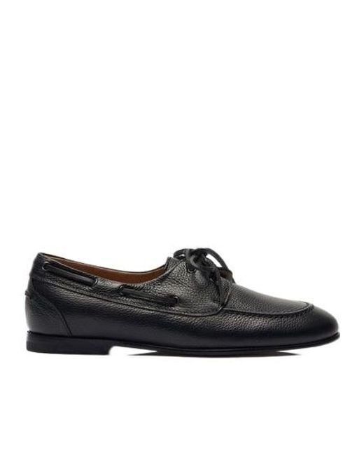 Scarosso Black Ginevra Lace-Up Shoes