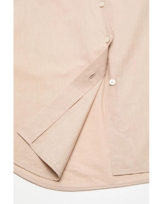 Acne Natural Chest-Pocket Sleeveless Shirt