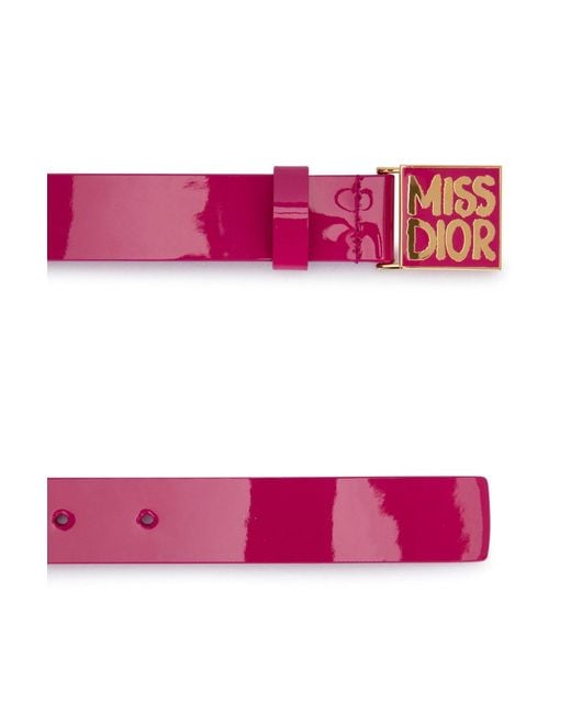 Dior Pink Graffiti Belt