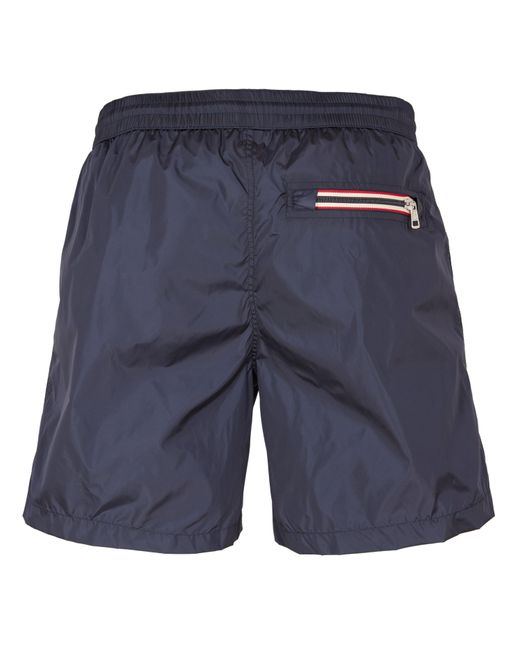 Moncler Blue Simple Swimming Trunks for men